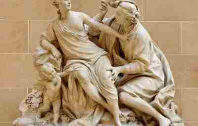 «Вертумн и Помона», Жан-Батист Лемуан. Лувр. Скульптура создана в подарок мадам…