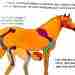 Иллюстрация из французского учебника, демонстрирующая сходство скелета человека и лошади: