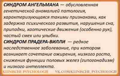 ИМПРИНТИНГ: СИНДРОМЫ ПРАДЕРА-ВИЛЛИ И АНГЕЛЬМАНА Клиническая картина синдрома Прадера-Вилли (СПВ) включает широкий спектр поведенческих…