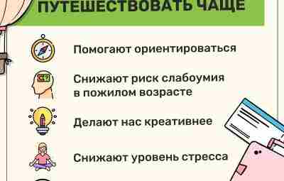 ️ Научные причины путешествовать Еще Анна Ахматова подметила, что нет ничего полезнее для нервов,…