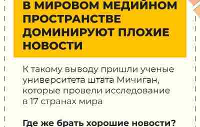 Где брать хорошие новости? Ученые из Мичигана установили, что отрицательные мысли, чувства или переживания…