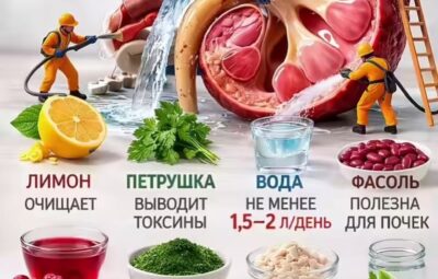 Для здоровья почек обычно полезны: • Достаточное питьё — ориентируйтесь на жажду и цвет…