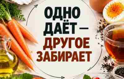 🥦 ОДНО ДАЁТ — ДРУГОЕ ЗАБИРАЕТ